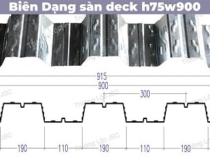 sàn deck h75w900