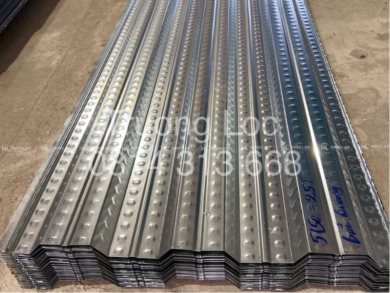 tấm tôn sàn deck có chiều dày là bao nhiêu